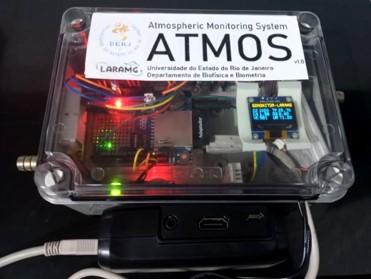 O Protótipo ATMOS atualmente realizando seus primeiros testes operacionais no Módulo Ipanema, Antártica. 